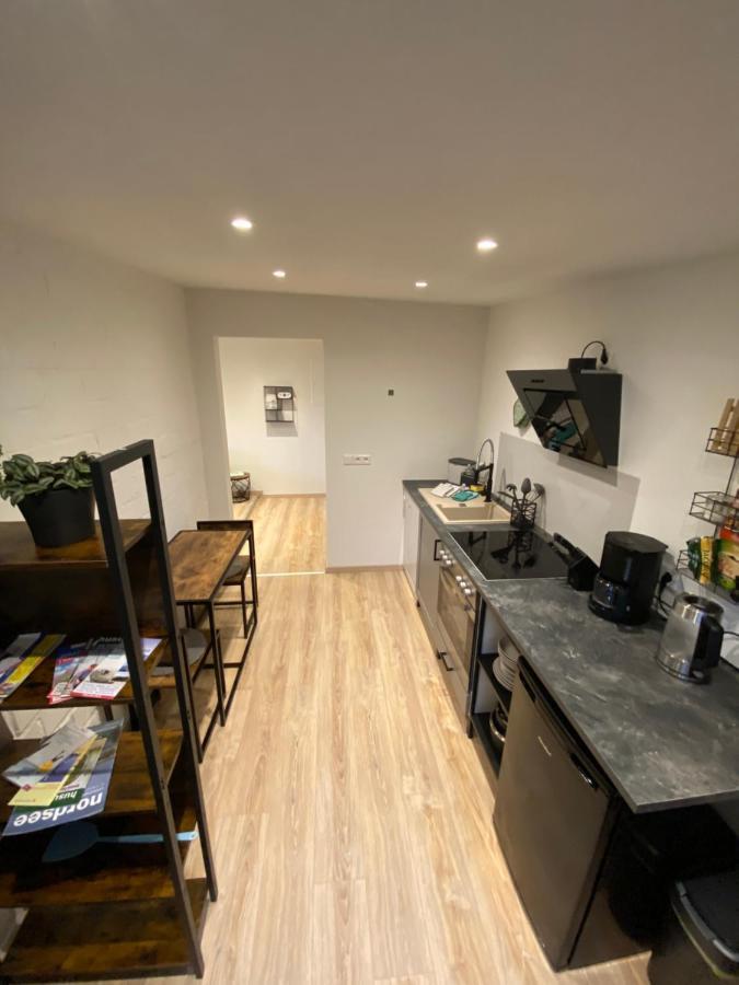 Ferienwohnung Marschkieker - Kleiner Deichhof 哈特施泰特马施 外观 照片